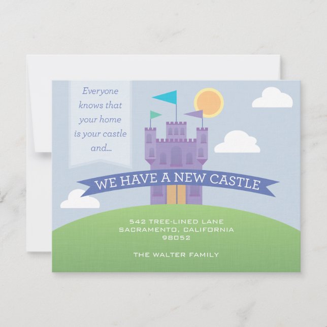 Um Novo Anúncio de Movimentação do Castelo (Frente)