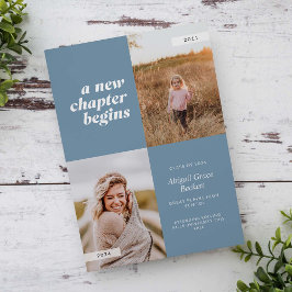 Um Novo Capítulo Inicia Convite À Graduação Azul