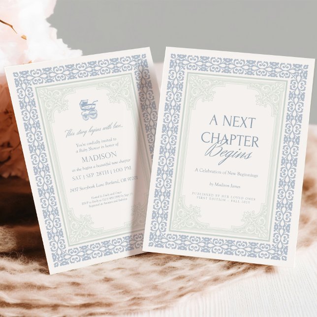 Um novo capítulo inicia o convite ao Chá de fralda (Criador carregado)