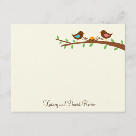 Um Novo Cartões de agradecimentos Plana De Ovo