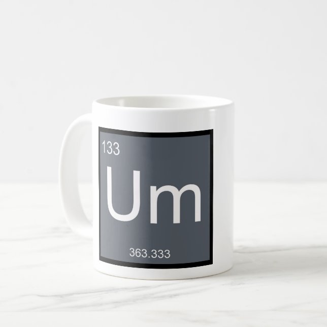 Um, o elemento da confusão - caneca (Frente Esquerda)