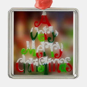 Um Ornamento De Natal Muito Feliz