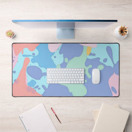 Um padrão confuso de manchas de tinta