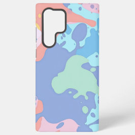 Um padrão confuso de manchas de tinta