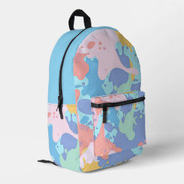 Um padrão confuso de manchas de tinta