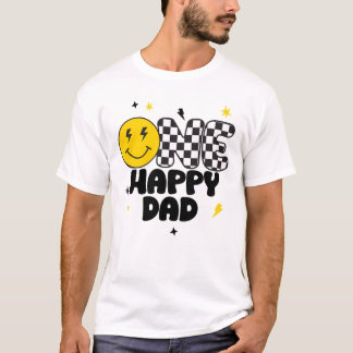 UM Pai feliz da camisa de aniversário