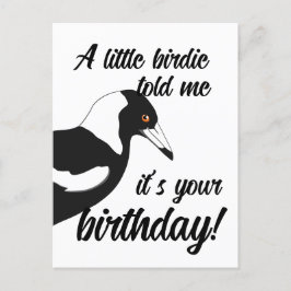 Um passarinho me contou que é o seu cartão postal 