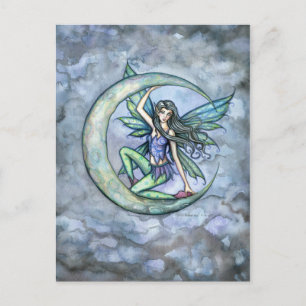 Um Pedaço de Cartão Postal de Arte da Fada da Lua