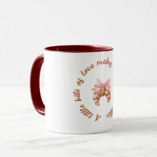 Um Pequeno Bocado de Amor | Caneca Feminina Fofa