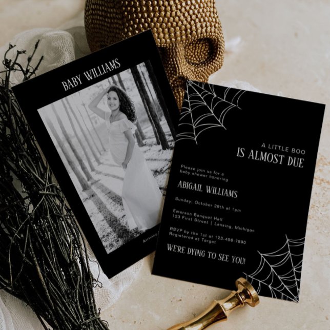 Um Pequeno Boo é quase um convite para Chás de fra (Criador carregado)