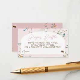 Um pequeno cartão de gabinete de Raffle para Frald