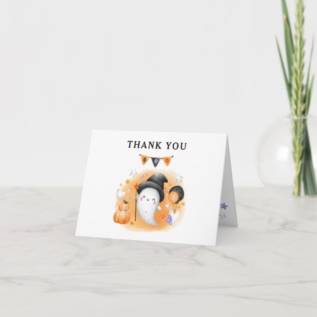 Um pequeno Cartões de agradecimentos de Chá de fra (Frente)