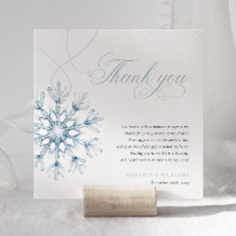 Um Pequeno Cartões de agradecimentos de Chá de fra