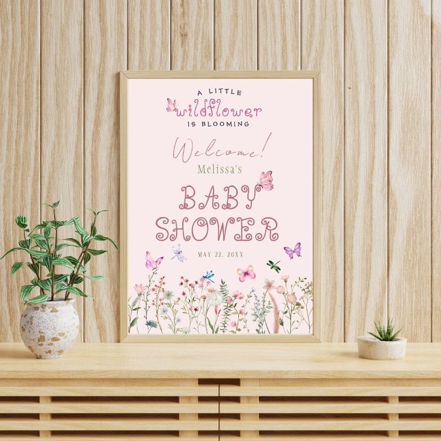 Um pequeno Chá de fraldas de flor selvagem, Poster (Criador carregado)