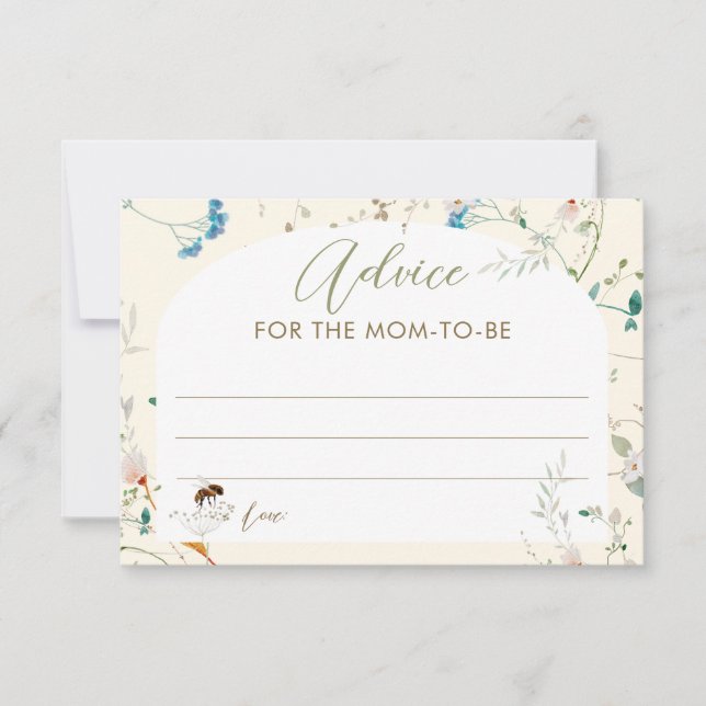 Um pequeno conselho de Chá de fraldas de flor selv (Frente)