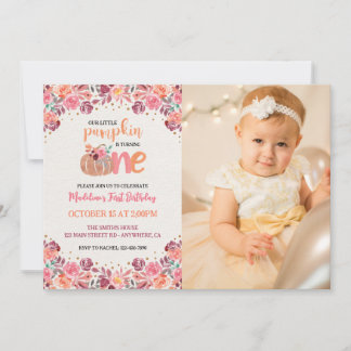 Um Pequeno Convite de Aniversário Boho Floral de A