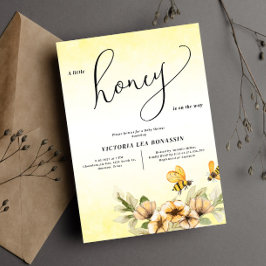 Um pequeno convite para Chás de fraldas de abelhas