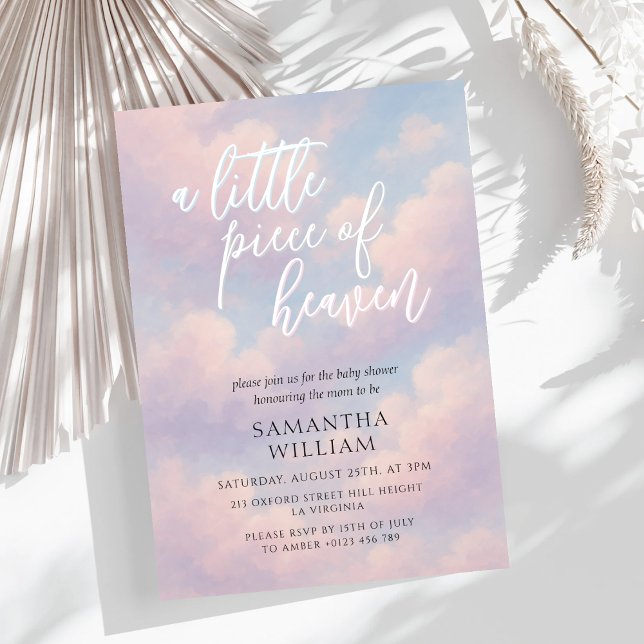 Um pequeno convite para Chás de fraldas do Céu (Criador carregado)