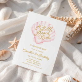 Um pequeno convite para primeiro aniversario de Be