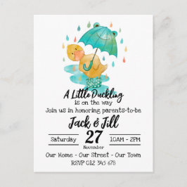 Um Pequeno Duckling está no caminho do convite