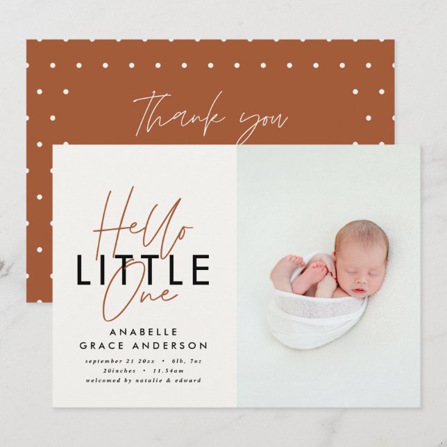 Um pequeno e moderno guião (Frente/Verso)