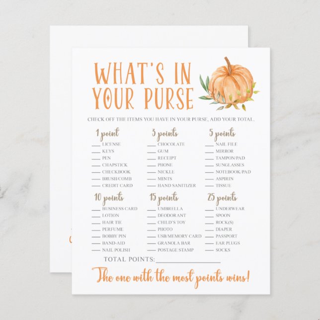 Um Pequeno Jogo de Carteira de Chá de fraldas Flor (Frente/Verso)