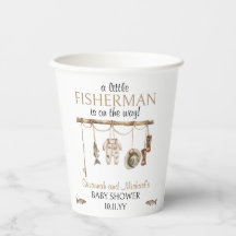 Um Pequeno Pescador Está A Caminho Do Chá de frald