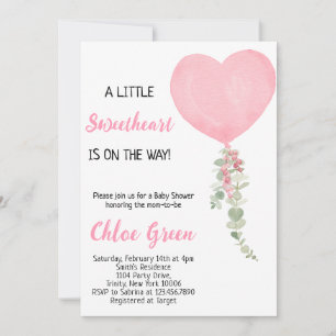 Um Pequeno Querido a Caminho Convite