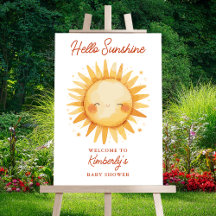 Um Pequeno Raio De Sol Boho Chá De Bebê Bem-Vindo