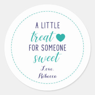 Um Pequeno Tratado para Alguém Doce Etiquetas Azui
