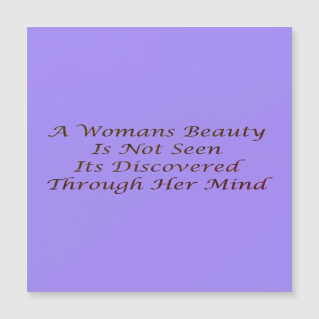 Um poema de mensagem de beleza para mulheres inspi (Frente)