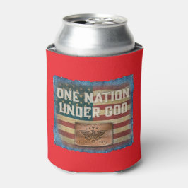 Um Porta-Latas 'Uma Nação Sob Deus'
