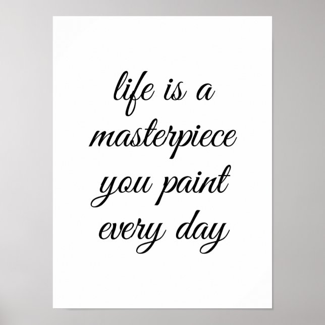 Um Poster de arte (Frente)