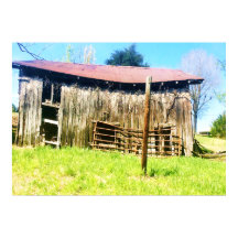 Um Poster de celeiro rústico de 100 anos