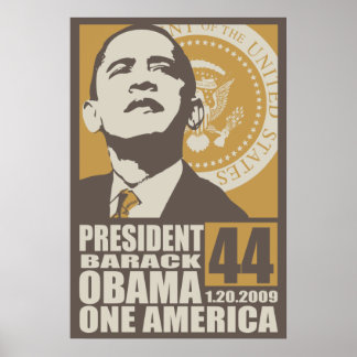 Um Poster de Inauguração da América
