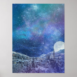 Um Poster de inverno limpo