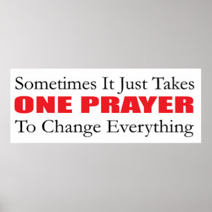 Um Poster de Oração