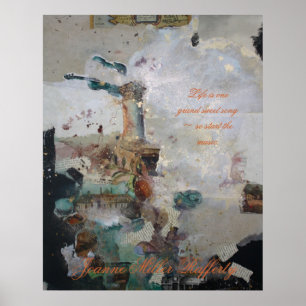 Um poster doce da canção