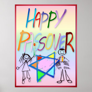 Um poster muito colorido do Passover