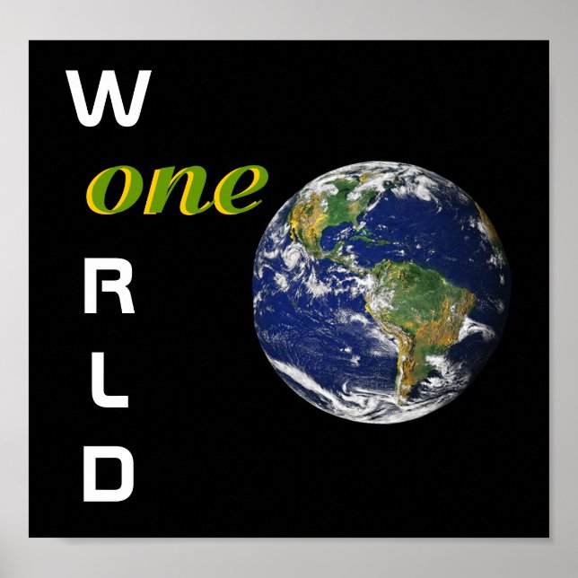 Um Poster mundial (Frente)
