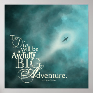 Um poster terrivelmente grande da aventura