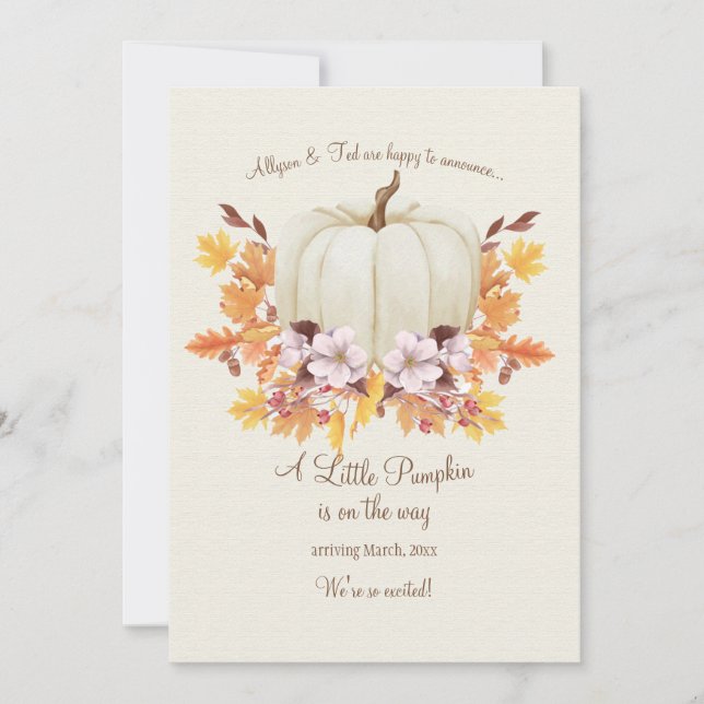 Um Pouco De Abóbora No Caminho Do Anúncio De Gravi (Frente)