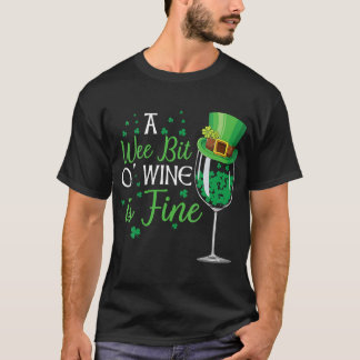 Um Pouco De Dia de São Patrício De Vinho Camisa En