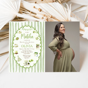 Um Pouco de Matcha está a Caminho Convite de Chá d