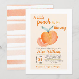 Um pouco de pêssego está a caminho do convite