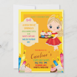 Um pouco de Sprinkle Diferente Placa de Convite