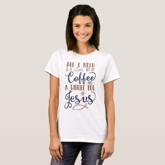 Um pouco do café e do t-shirt de Jesus
