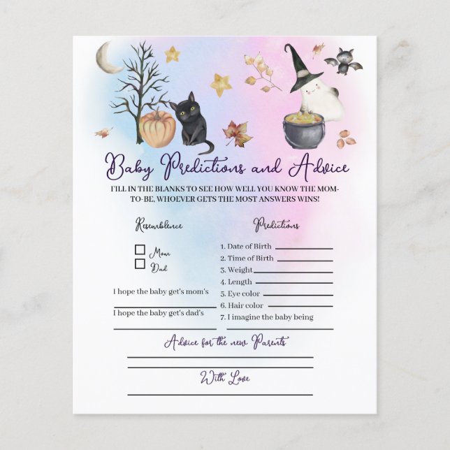 Um pouco mais, conselho para o novo jogo de pais. (Frente)