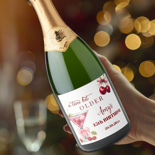 Um Pouco Mais Velha Chic Cereja Martini 45º Aniver