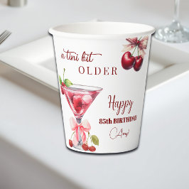 Um Pouco Mais Velha Chic Cereja Martini 85º Aniver